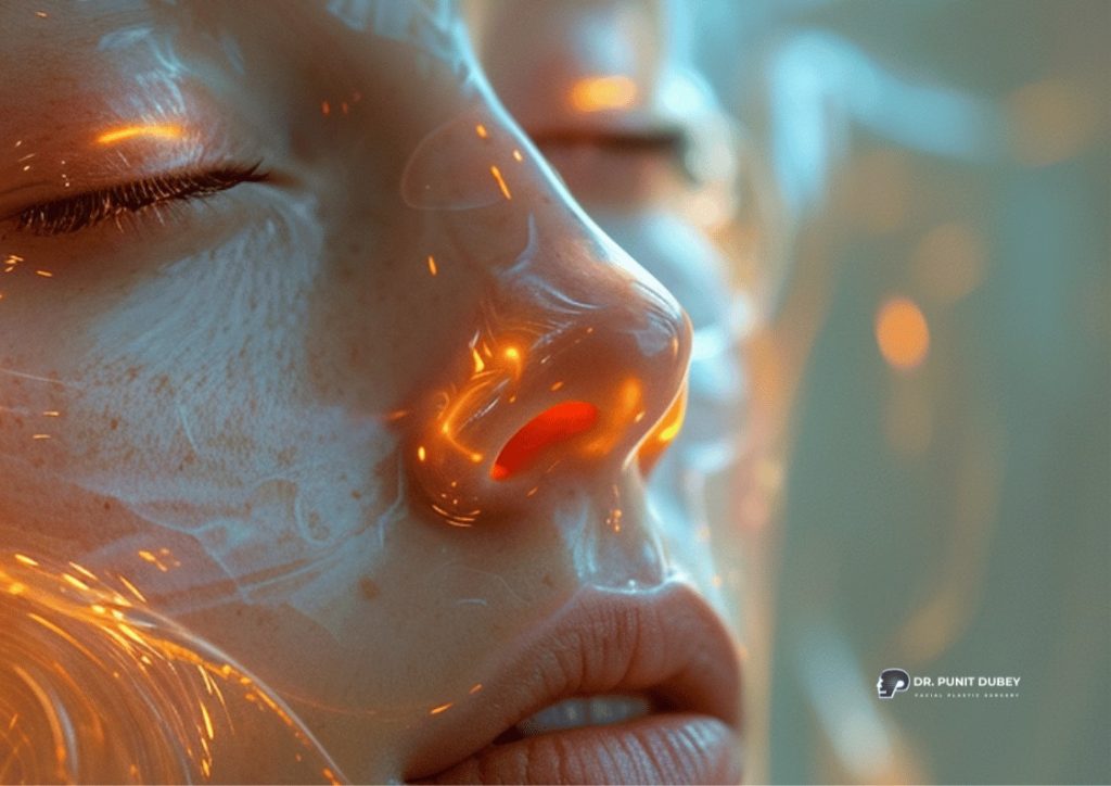 Rhinoplasty surgery in Delhi by Dr. Punit Dubey – Expert nose reshaping.