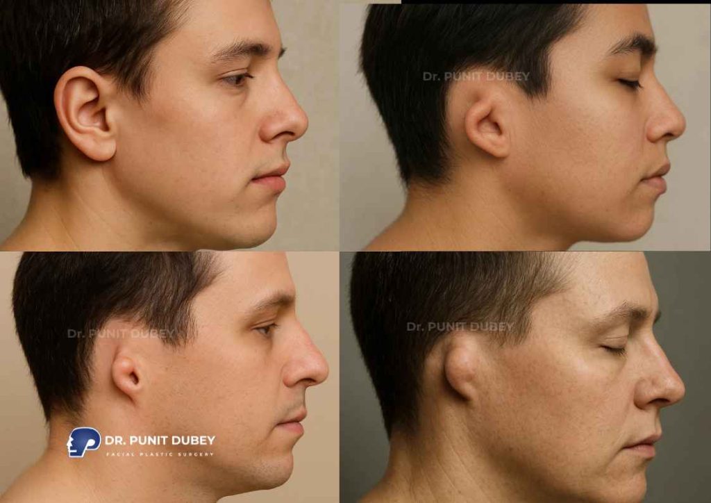 Microtia grades – classification of congenital ear deformities from Grade 1 to Grade 4.
