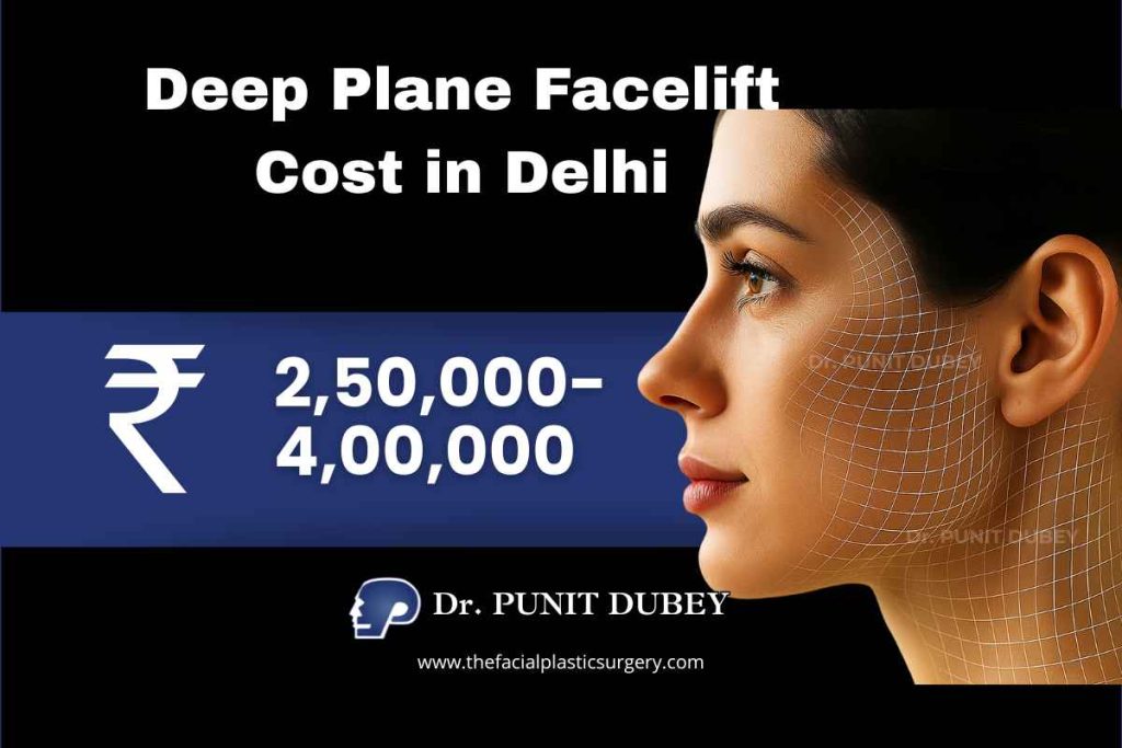 Deep Plane Facelift Surgery Cost in India – ₹2.5L to ₹4L in 2025. Deep Plane Facelift Surgery in Delhi by Dr. Punit Dubey