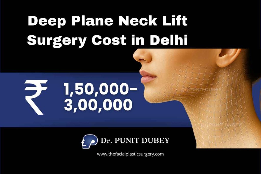 Deep Plane Neck Lift Surgery Cost in India 2025. Deep Plane Neck lift Surgery in Delhi by Dr. Punit Dubey