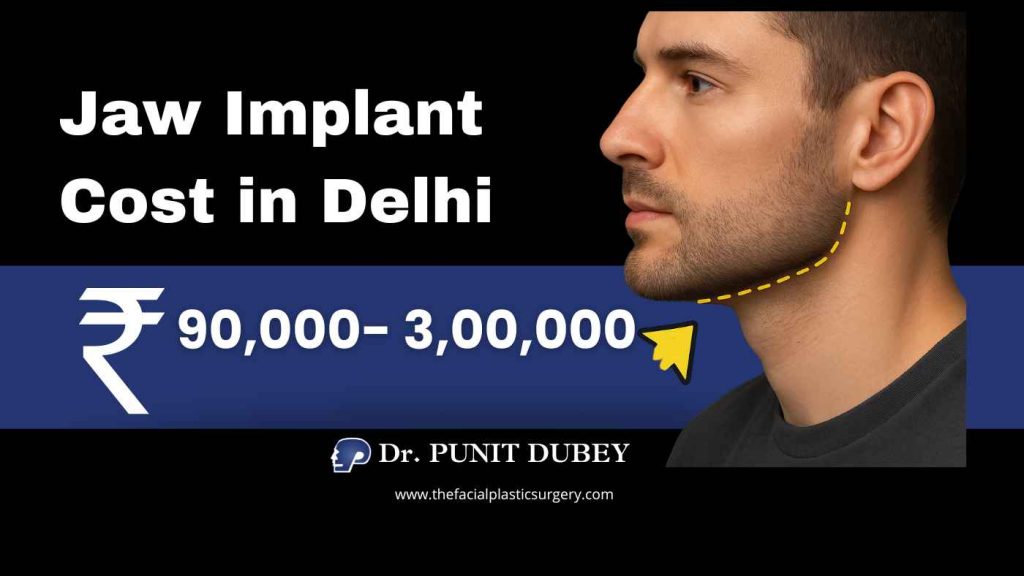 Jaw Implant Cost in India (2025) – ₹90K to ₹3L Jaw Implant in Delhi by Dr. Punit Dubey