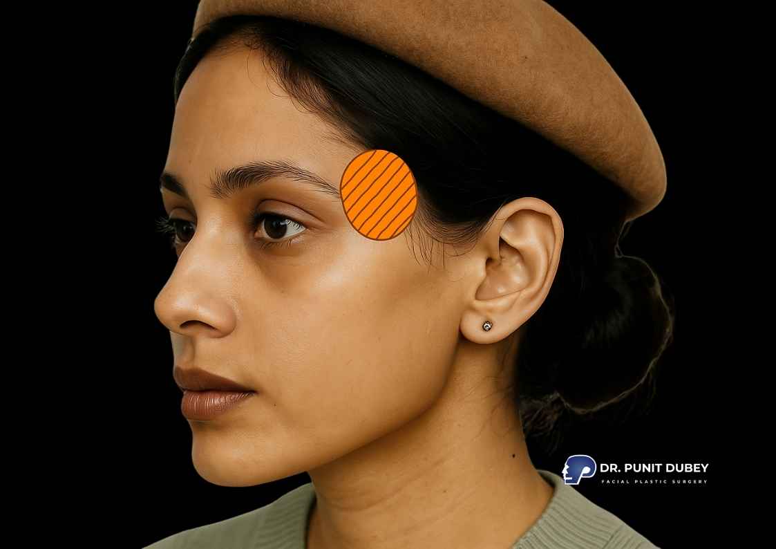 Temple Filler in India by Dr. Punit Dubey - Enhance Your Facial Symmetry