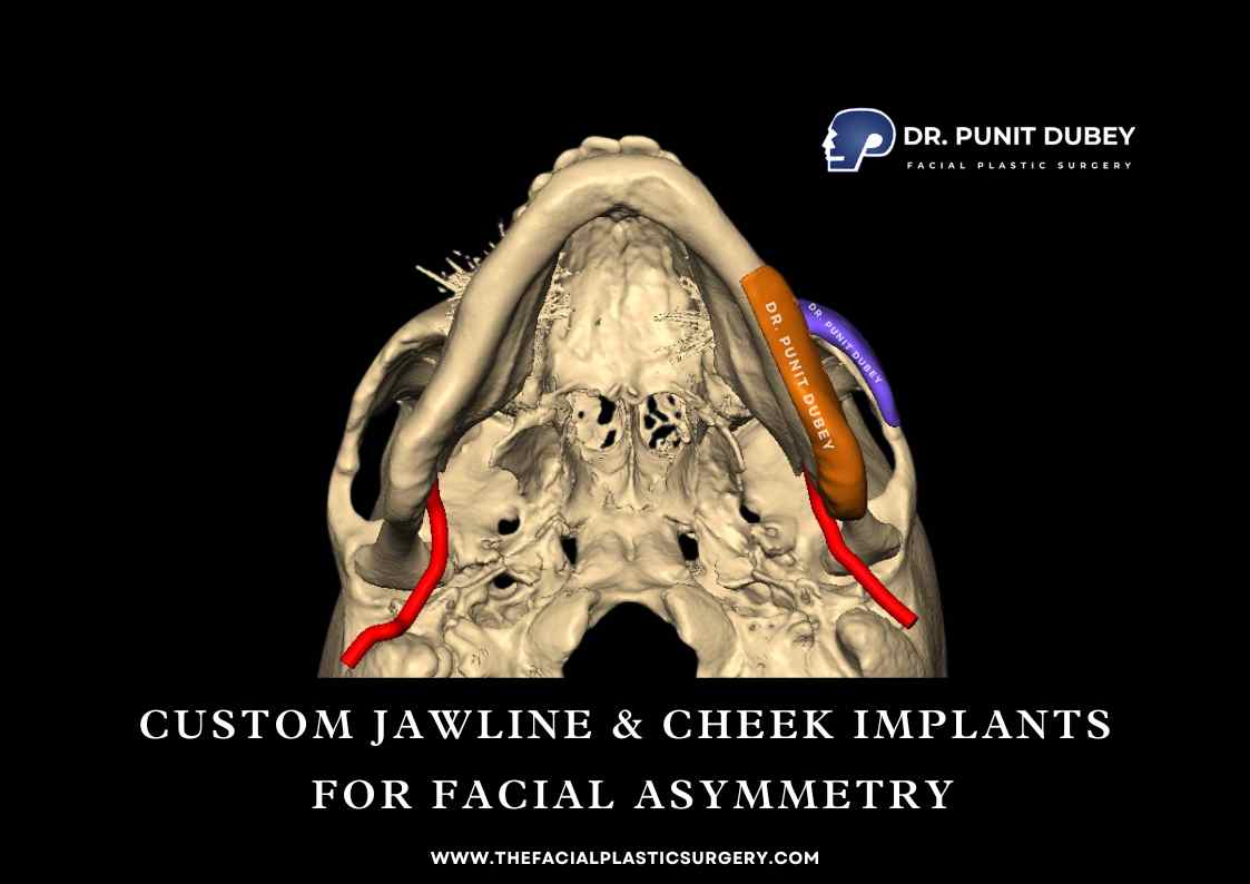 Custom Jawline Implant in Delhi by Dr. Punit Dubey
